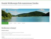 Tablet Screenshot of domki-wolkowyja.pl
